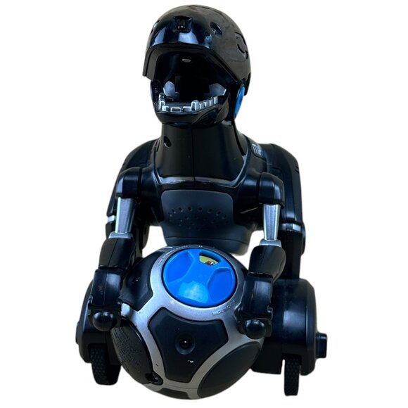 Wowwee Black Miposaur Dinosaur with Ball White Mip Robot Balance Board Lot Works - Picture 2 of 16